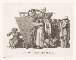 Artiste se cachant des réactions de son public (Le Sort des Artistes)
