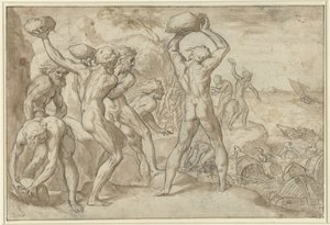 Les Laestrygons écrasent la flotte d