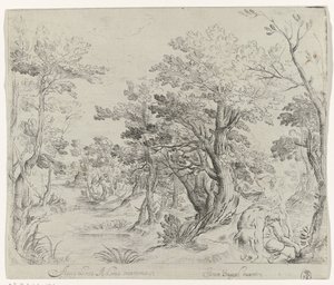 Paysage avec Vénus pleurant la mort d