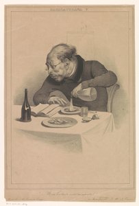 Homme lisant (Caricaturana) - Anonymous