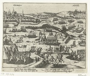 Louis de Nassau quitte Bergen, 1572