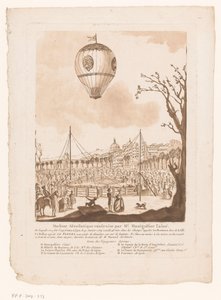 Montgolfière, Le Flezel, de Joseph-Michael Montgolfier l