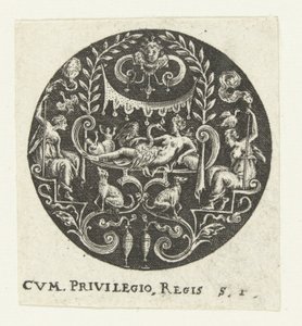Médaillon avec Léda