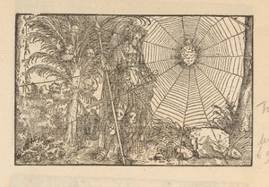 Minerva en guerrière près d