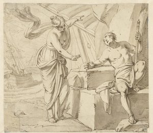 Minerve apparaît à Ulysse - Anonymous
