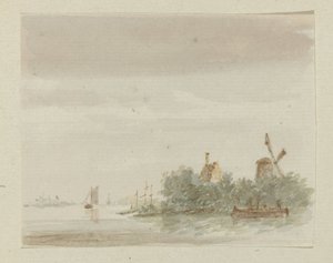 Moulins au bord de l