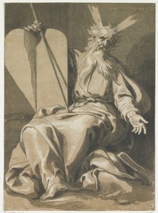 Moïse avec les tables de la loi - Anonymous