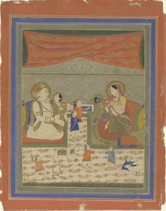 Nanda et Yasoda avec Krishna et Balarama - Anonymous