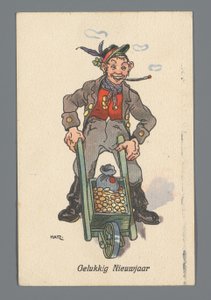 Vœux de Nouvel An pour 1920 de Chris et Bep - Anonymous