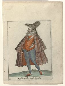 Nobilis Gallus duplici pallio (Diversarum nationum habitus) - Anonymous