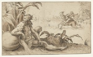 Enlèvement de Déjanire par Nessus