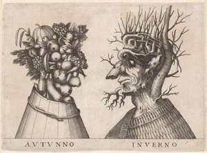 Personnifications des quatre saisons - Anonymous