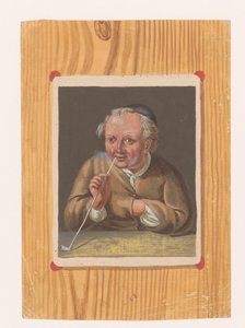 Homme fumant la pipe - Anonymous