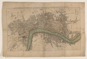 Plan de Londres, 1761 - Anonymous