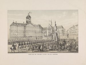 Entrée solennelle de S.M. Guillaume III, le 9 avril 1861, à Amsterdam - Anonymous