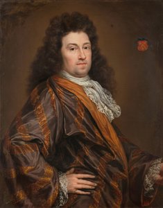 Portrait de François Leydecker (1650-1718). Délégué à la Cour des comptes pour la Zélande - Anonymous