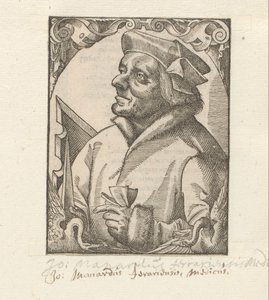 Portrait de Johannes Manardi - Anonymous
