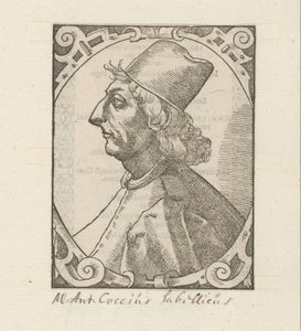 Portrait de Marcus Antonius Coccius Sabellicus