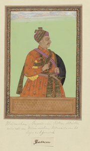 Portrait de Musa Khan, qui a été page de Sultan Abdullah; après Neknam-Khan, il a servi comme commandant en chef de Karnatak - Anonymous