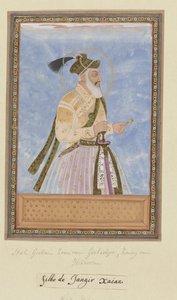 Portrait de Shah Jahan Padshah, fils de Jihangir, qui a régné après son père en Hindustan - Anonymous