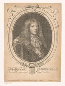 Portrait du roi Christian V de Danemark