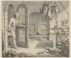 Le rat de ville et le rat des champs (Conception pour des illustrations pour une édition des Fables de Jean de la Fontaine)