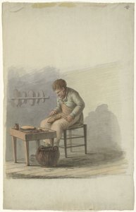 Cordonnier au travail - Anonymous