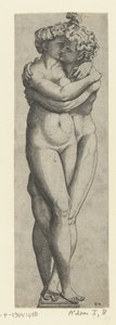 Sculpture. Deux amants - Anonymous