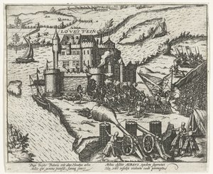 Château Loevestein pris par Herman de Ruiter, 1570 - Anonymous
