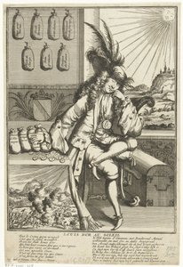Caricature de Louis Guillaume de Bade-Bade, 1705 - Anonymous