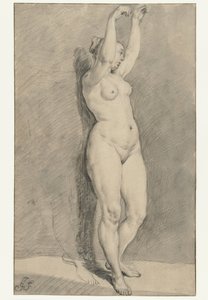 Nu féminin debout - Anonymous
