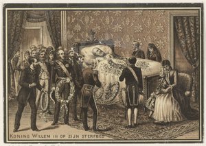 Lit de mort de Guillaume III, roi des Pays-Bas