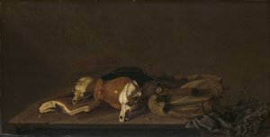 Nature morte avec crânes de porcelet