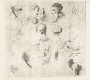Études de têtes