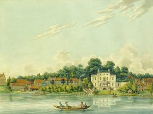 Les Rives de la Tamise à Twickenham, Montrant la Maison d