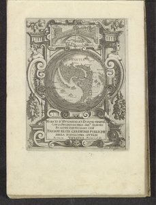 Page de titre avec plan de Venise - Anonymous