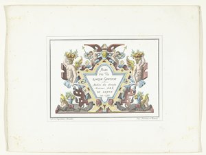Page de titre pour la série de gravures de costumes en fac-similé Habitus Variarum Gentium