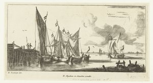 Bateaux de pêcheurs de Spaarndam (Vues maritimes et images de navires) - Anonymous