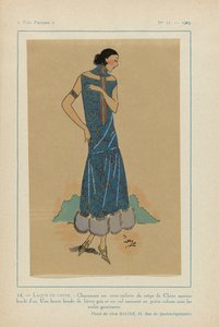 Très Parisien, 1923, No 11: 14. - LAQUE DE CHINE. - Charmante est cette toilette... - Anonymous