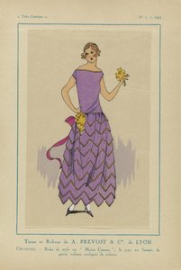 Très Parisien, 1923, No 1: Tissus et Rubans de A. PREVOST.... - Anonymous