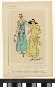 Très Parisien, 1923, No. 2: Tissus et Rubans de A. PRÉVOST & Cie. de LYON - Anonymous