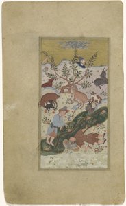 Deux figures allongées dans un paysage arcadien - Anonymous