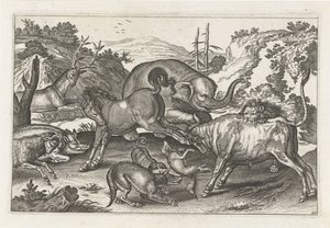 Animaux combattants (Vierpotige dieren, Animalivm Qvaddrvpedvm) - Anonymous