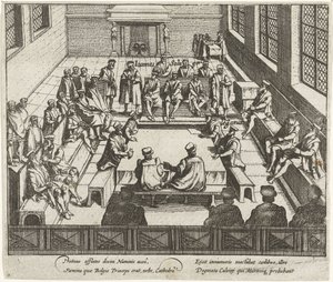 Interdiction de la prédication protestante à Anvers, 1577 - Anonymous
