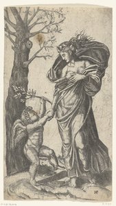 Réconciliation de Minerve et Cupidon - Anonymous