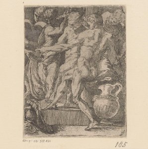 Cinq hommes nus - Anonymous