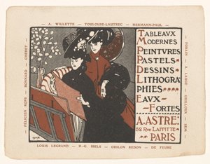 Carte de visite de la galerie d