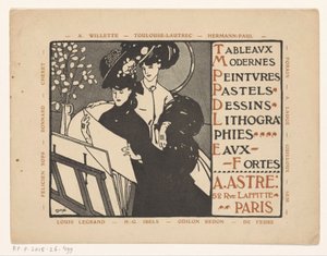 Carte de visite de la galerie d