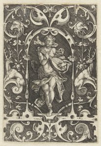 Décoration plate avec l