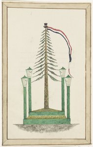 Arbre de la liberté planté à Middelburg, 1795